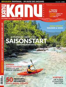 Kanu Magazin Abo (6 Ausgaben) für 34,42 € mit 30 € BestChoice-Gutschein als Prämie bei Hobby + Freizeit // kein Werber notwendig