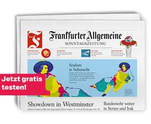 Frankfurter Allgemeine Sonntagszeitung FAS Print oder digital (inkl. F+ Artikel auf FAZ.NET) 3 Wochen gratis | F+ auf FAZ.NET 30 Tage gratis