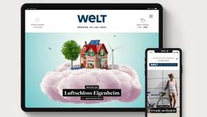 50% auf WELTplus Premium (Tablet und Smartphone Tageszeitung): 9,99€ im Monat für Welt Edition App statt 19,99€