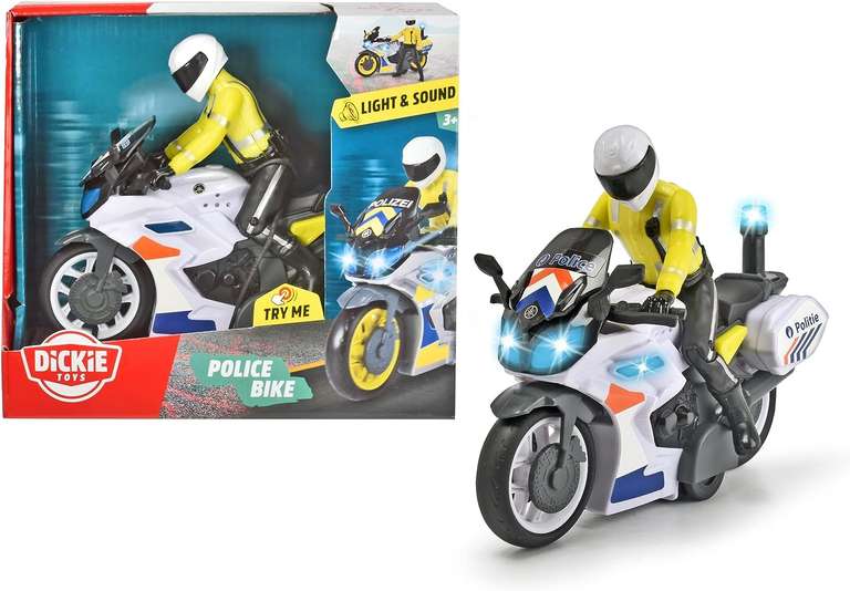 Dickie Toys Polizei Motorrad Licht Und Ton Reibungsantrieb Prime 