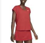 Nike Damen Tennis Dri-Fit T-Shirt in rot für 12,60 Euro