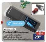 PROVELO Premium-LED-Leuchtenset bis 115 Lux mit digitaler Anzeige und Powerbank Funktion