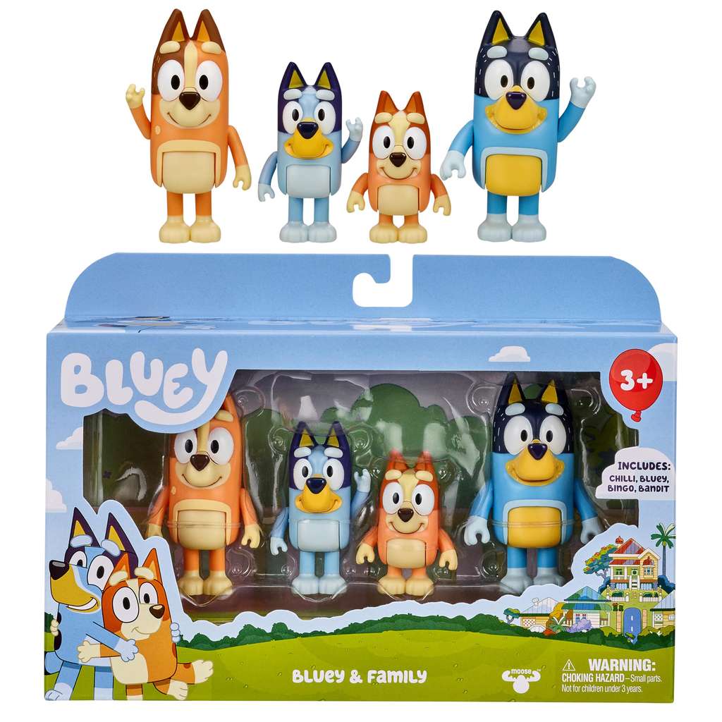 [Prime]Bluey and Family: Bingo, Bandit and Chilli 4 Figure | mydealz