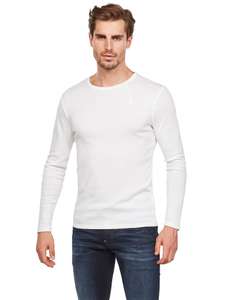 G-STAR RAW Herren Basic Round Neck Long Sleeve Slim T-shirt