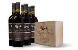 Die Weinbörse: 6 Flaschen Bufalo Nero Edizione Limitata Governo in Holzkiste für 44,99€ (statt 94,93€)