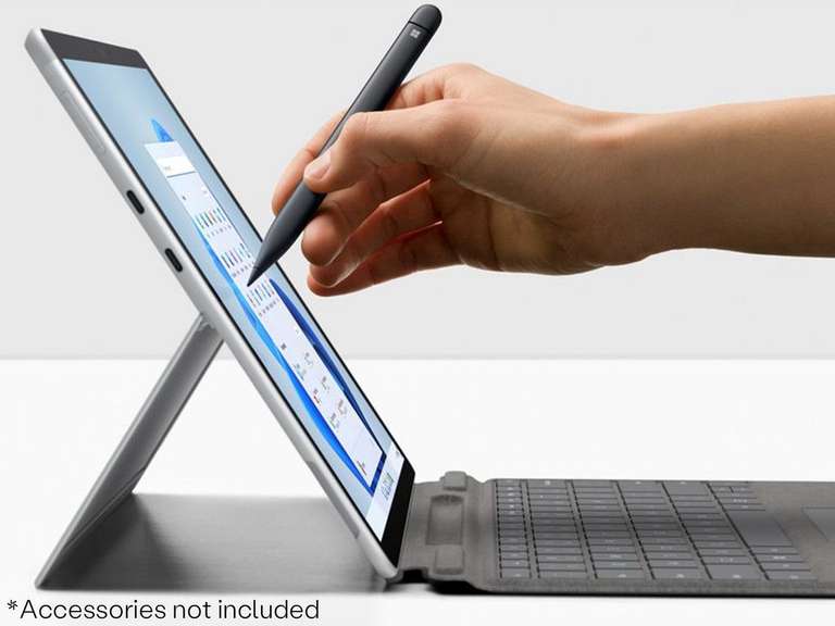 13" Microsoft Surface Pro X-Tablet | 8 Gb | 256 GB SSD | Dual-USB-C [US-Produkt: Ein EU-Adapter wird mitgeliefert]