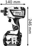 Bosch Professional Gsr 18V 60 FC mit 4 Aufsätzen