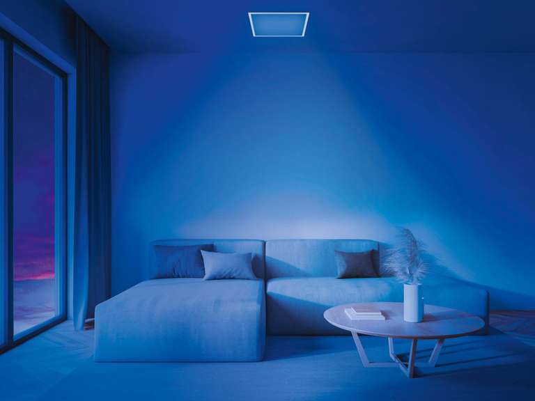 Livarno home LED-Deckenleuchte "ZigBee Smart Home" (38W, RGB, 2000-6500K, 3800lm, 59.5x59.5cm, inkl. Fernbedienung)