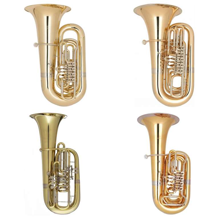 Tuba Blasinstrumente Sammeldeal (4), z.B. Miraphone Hagen 497 B-Tuba Größe: 6/4 für 13499€ [Session]