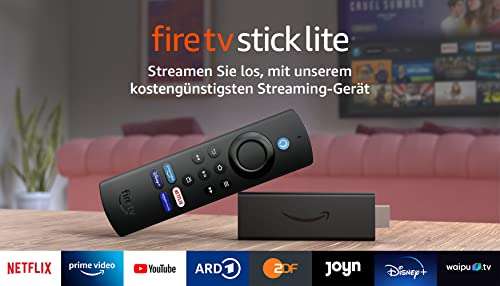 Fire TV Stick Lite mit Alexa-Sprachfernbedienung Lite für 12,99€ (Amazon Prime)