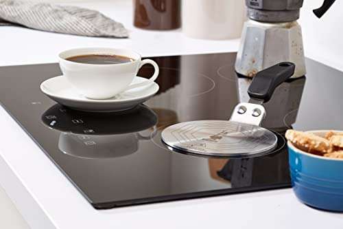 Bialetti Moka Induktionskochteller Adapter für die Verwendung von Kaffeekannen und Kochgeschirr, 13cm