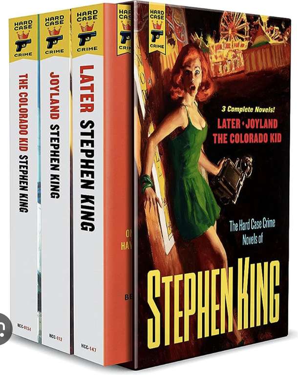 Stephen King Hard Case Crime Box Set (Englisch!) Joyland/The Colorado Kid/Later