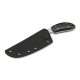 Böker Plus Pocket Knife - feststehendes Taschenmesser mit Kydex-Scheide & Ulti-Clip mit G10 Griff schwarz Fulltang Outdoor-Messer