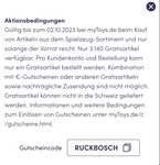 myToys Gratis Bosch Werkzeug Rucksack inkl. Werkzeug beim Kauf von Spielzeug