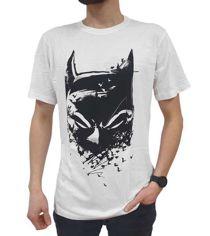 4x DC Comics Batman/Joker T-Shirt (3 verschiedene Modelle mit teilweise 100 % Baumwolle, Gr. M - XXL)