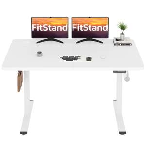 FITSTAND Höhenverstellbarer Schreibtisch 120*60cm in weiß 99.99 €