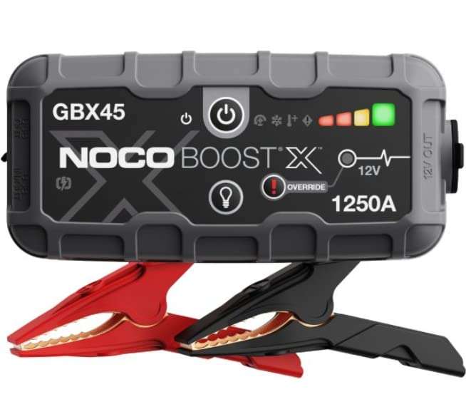 Starthilfe-Powerbank NOCO Boost X GBX45, 12V 1250A Spitzenstrom, Kapazität 8350mAh