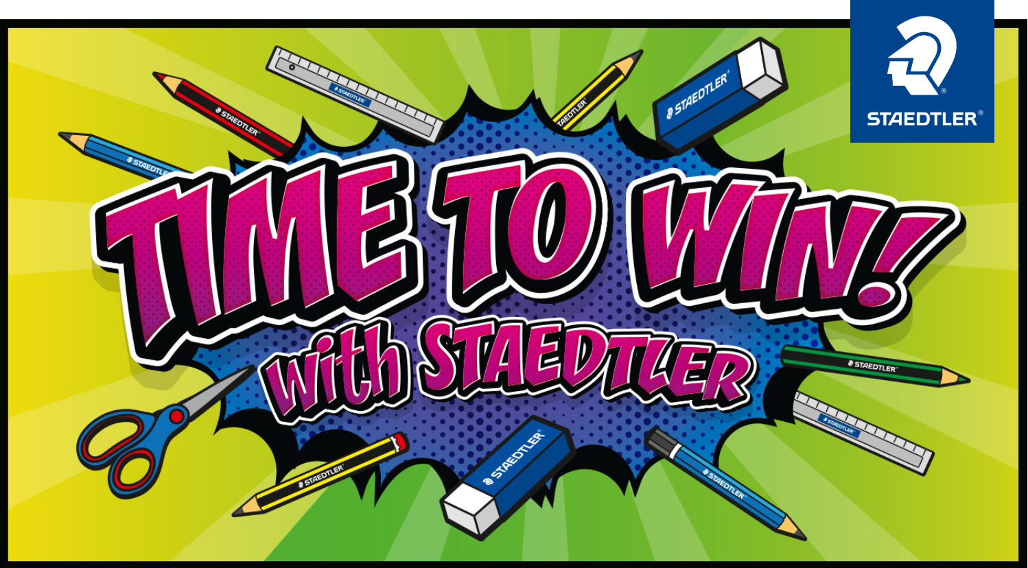 STAEDTLER „Time to Win“: Ab 10 € Einkauf teilnehmen + garantierter 10 € Online-Gutschein für Therme Erding als Sofortgewinn