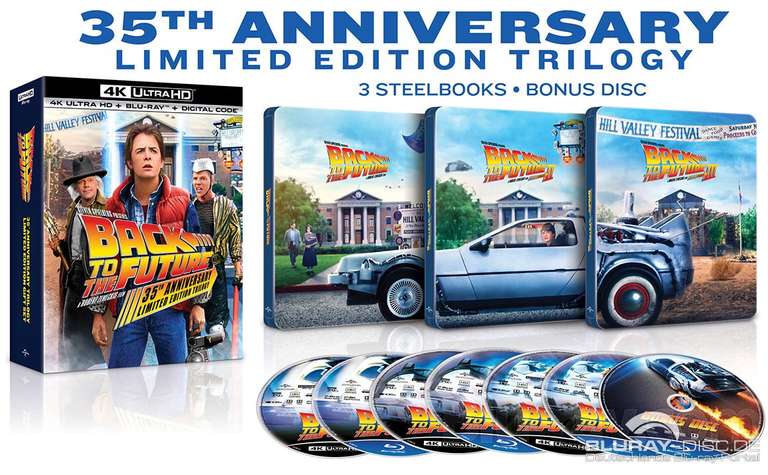Zurück in die Zukunft - 35th Anniversary Trilogy 4K UHD Blu-ray Limited Steelbook Edition (Media-Dealer)
