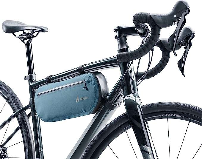Deuter Cabezon FB 6 in atlantic-black | 6 Liter | Fahrradtasche | vier Doppelklettverschlüsse zur Fixierung | 17 x 8 x 46 cm