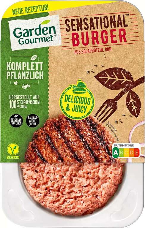 [Edeka Nord] Garden Gourmet vegetarische Fleischalternativen bspw. veganer Sensational Burger für 1,74€ (Angebot + Coupon)
