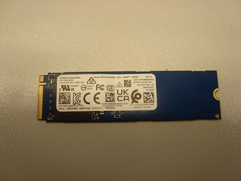 512GB SSD M.2 Kioxia BG4 2280 (für Steamdeck kürzbar) - B-Ware