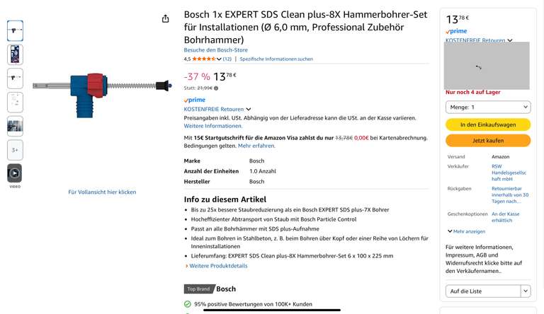 Makita SDS-PLUS Bohrer- Und Meißel-Set, 10-teilig – Für Beton & Mauerwerk, In Box