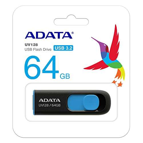 Flashlaufwerk USB3.1 ADATA UV128 64GB