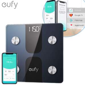 Eufy Smart Scale C1 Bluetooth Körperfettwage LED-Anzeige Körperfett/BMI Auto An/Aus