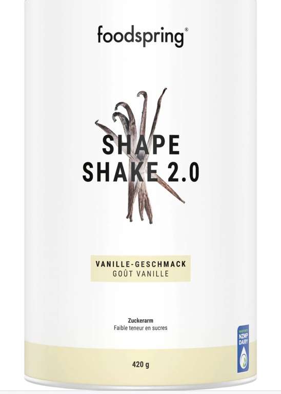 LOKAL Globus Wiesbaden-Nordenstadt: Foodspring Shape Shake 420g Vanille