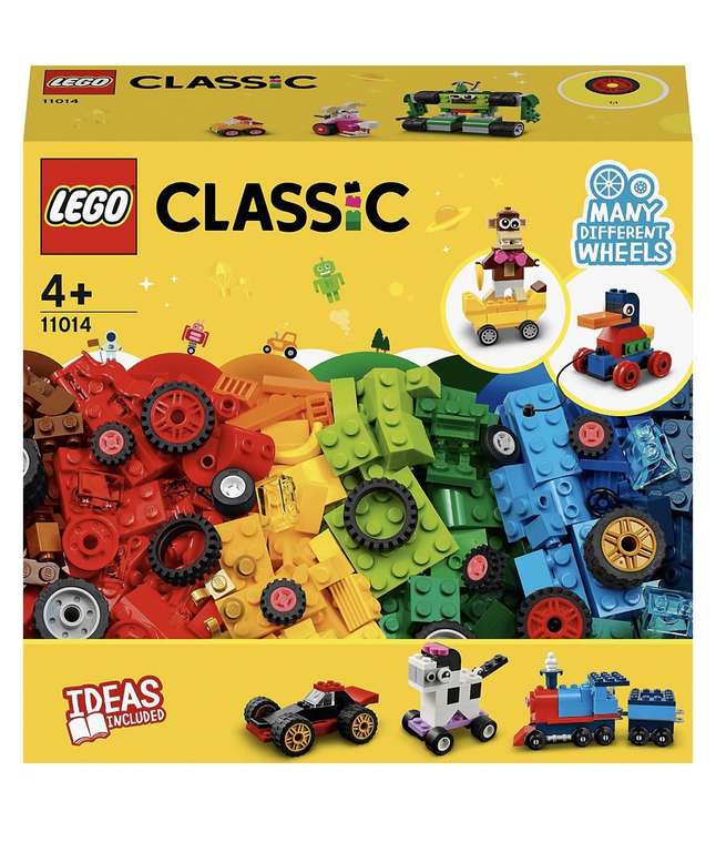 LEGO Classics 11014 Steinebox mit Rädern