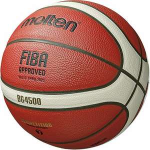molten B7G4500-DBB Basketball, Größe 7 (Erwachsene), Premium Synthetik-Leder, FIBA genehmigt [Ballside]