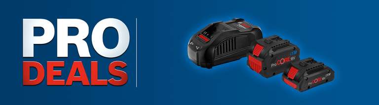 Bosch Professional 18V Pro Deals ab Januar 2023 - Akkus, Geräte, Tasche, Caddy, Lader etc.
