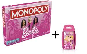 Monopoly Barbie mit Top Trumps Kartenspiel