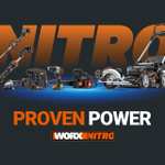 (prime) WORX NITRO 18V (20V MAX) Akku-Schlagbohrer WX354.1, PowerShare PRO, Hammerbohrer, bürstenloser Motor, 60 Nm