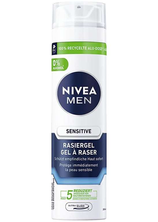 NIVEA MEN Sensitive Rasiergel (200 ml) (Prime Spar-Abo)