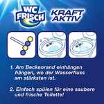 WC FRISCH Kraft Aktiv Duftspüler Lemon, 10 Stück, WC Reiniger sorgt für Reinigung bei jeder Spülung, Duftsteine, 10er-Pack (Prime SparAbo)