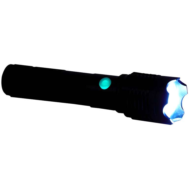 [ACTION] Kl. Taschenlampe (brennt mit bis zu 800 Lumen) inkl. 18650 Akku (aufladb. mit USB-C)