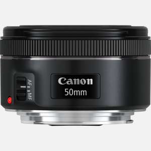 (Effektiv 82,51€ mit Studenten Cashback) CANON EF - 50 mm f/1.8 EF, STM (Objektiv für Canon EF-Mount, Schwarz)
