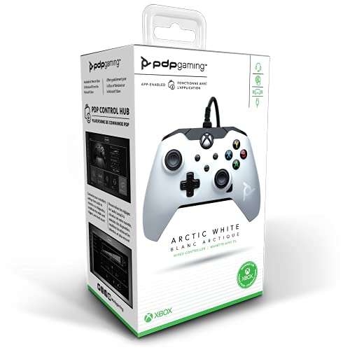 PDP Wired Controller - White - Gamepad - Microsoft Xbox Series X