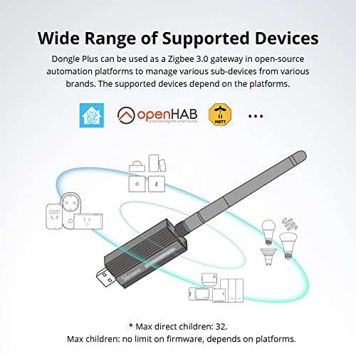 Sonoff ZBDongle-E USB Zigbee 3.0 USB Dongle Plus,EFR32MG21 + CH9102F (2x)