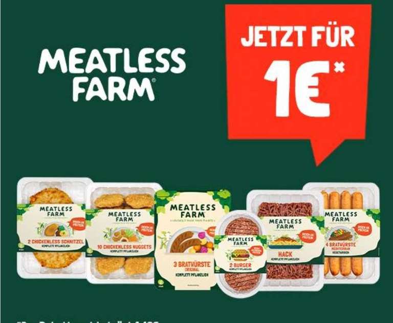 [Kaufland] Meatless Farm Produkte für 0,50€ statt 1,00€ [Rabattfehler]