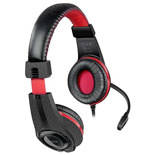 SPEEDLINK Legatos, On-ear Gaming Headset Schwarz/Rot für 7,99€ (Prime/Saturn Abh)