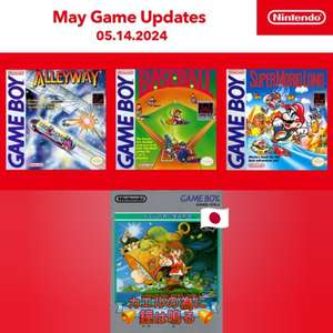 [Game Boy] Super Mario Land, Alleyway und Baseball schließen sich Nintendo Switch Online (+ Die Glocke läutet für den Frosch über JAP-app)