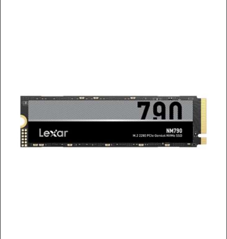 [Mindfactory] 2TB LEXAR NM790 M.2 Lexar PCIe Gen 4X4 NVMe Lesen 7400 / Schreiben 6500
