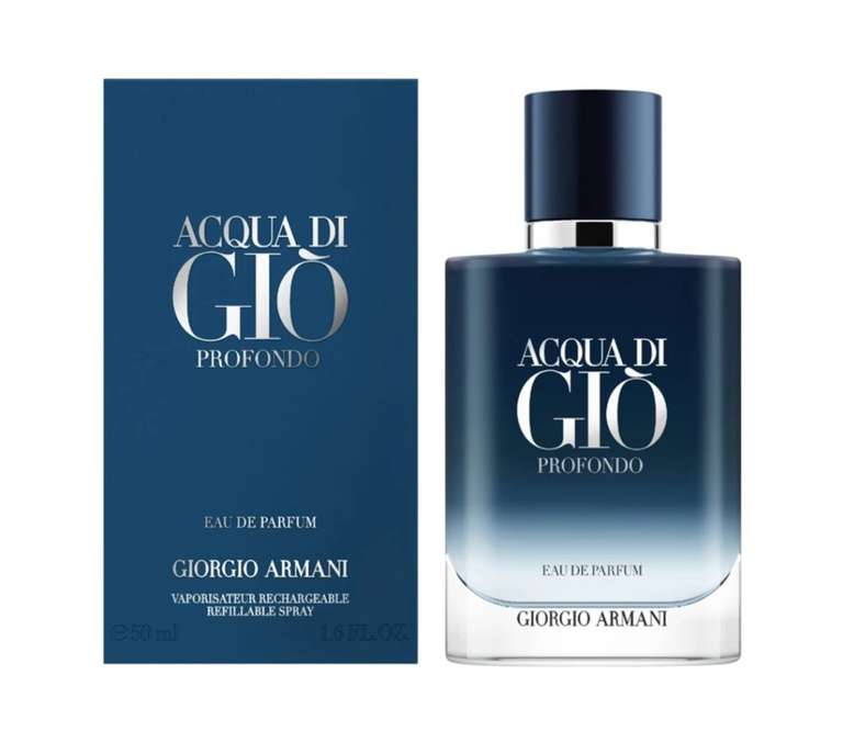 Giorgio Armani Acqua di Giò Profondo Refillable Eau de Parfum 50ml [Flaconi]