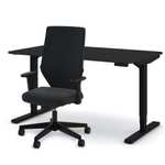 Höhenverstellbare Schreibtisch- und Bürostühle-Sets im Summer Deal bei Assmann Home