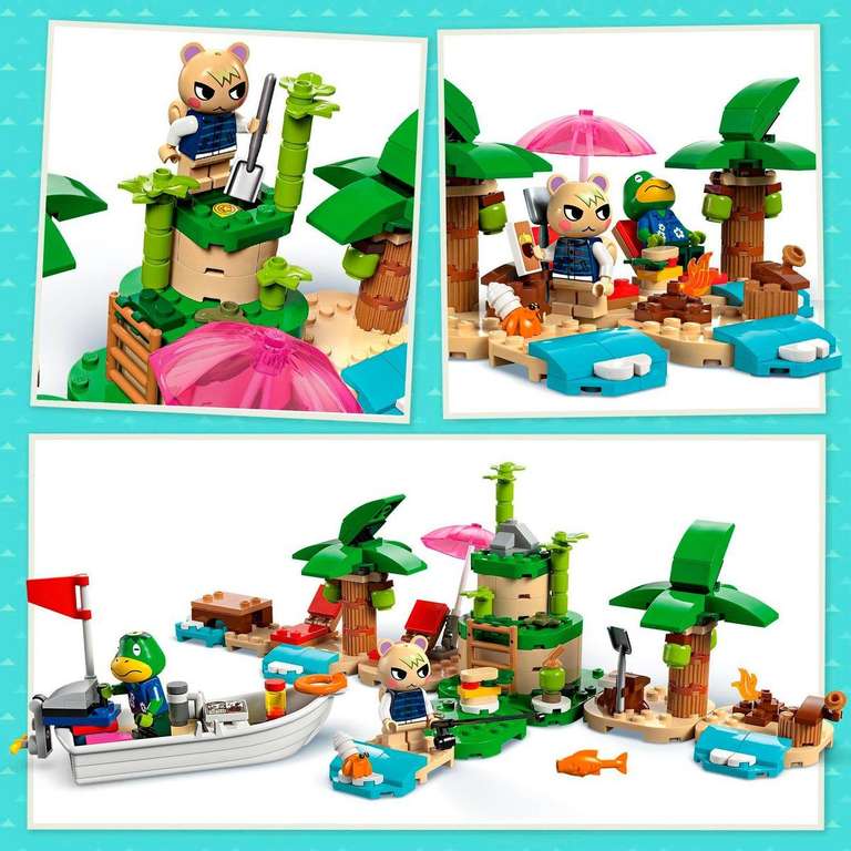 (Müller Filialabholung) Lego Animal Crossing 77048 Käptens Insel-Bootstour
