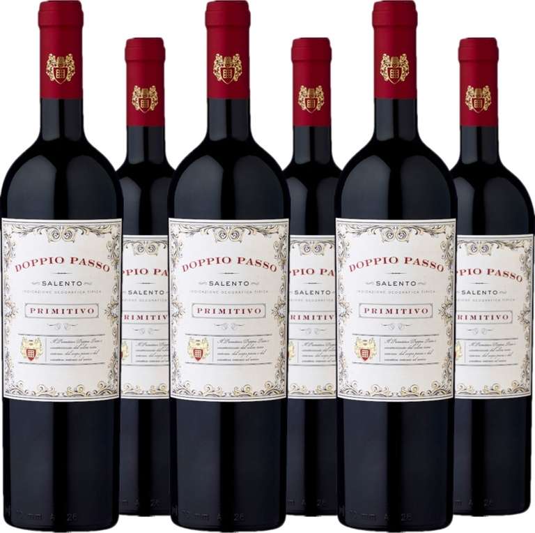(@Club of wine) 12x Doppio Passo Primitivo/ Grillo / 3,30 je Flasche
