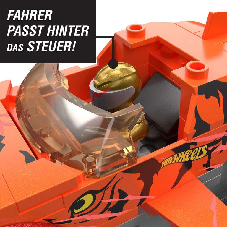 [Prime] Mattel MEGA Hot Wheels Smash-und-Crash - Tiger Shark Crash (Bauset mit 226 Teilen, ab 5 Jahren)